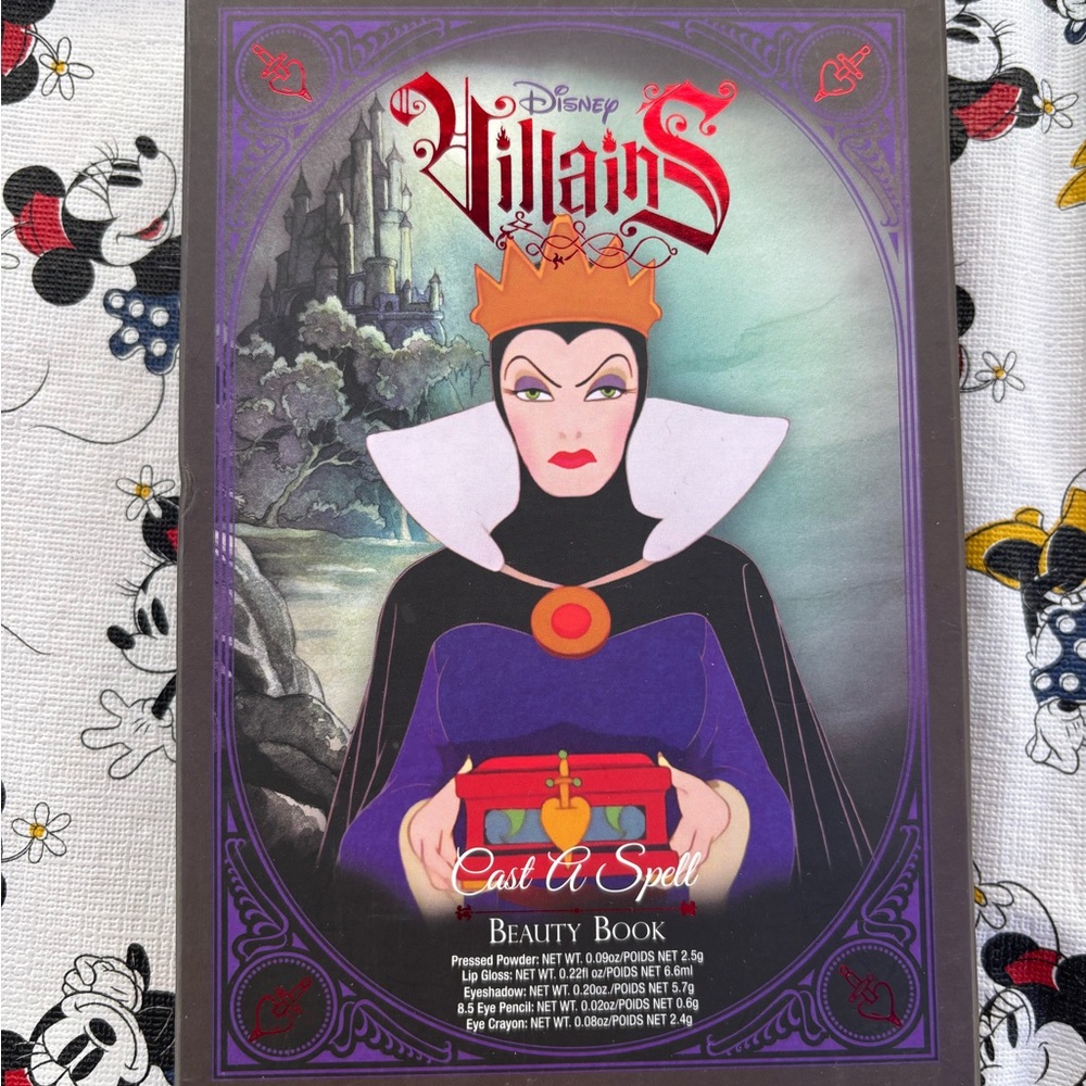 Disney Villains Evil Queen Palette — Purple, Black, Red, Gold
